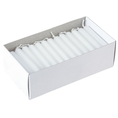 Artikel Puppenkerzen 10mm Wiedemann Kerzen Weiß 65/10 50 St