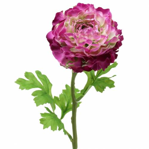 Ranunkel Violett künstlich 48cm