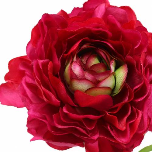 Ranunkel Dunkelpink künstlich 51cm