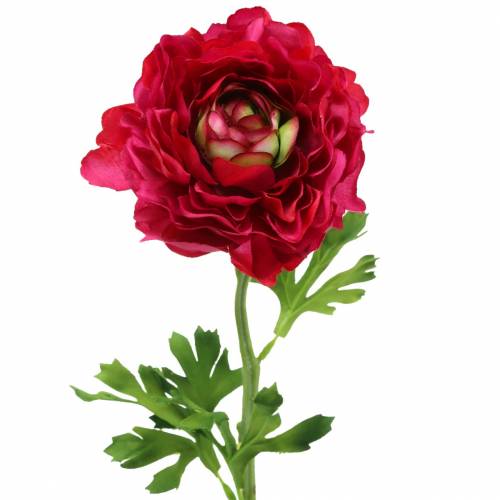 Ranunkel Dunkelpink künstlich 51cm