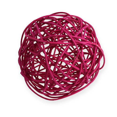 Artikel Rattankugel Ø10cm Fuchsia 10St