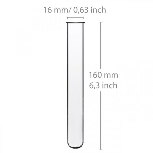 Reagenzglas 160mm × 16mm