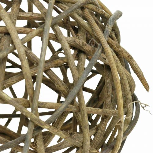 Floristik24 Deko Kugel Rebenholz Natur Dunkel Ø20cm