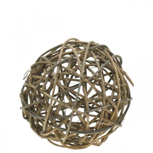 Floristik24 Deko Kugel Rebenholz Natur Dunkel Ø20cm
