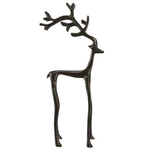Floristik24 Rentier Deko Metall Weihnachten in Braun 17x8x38,5cm