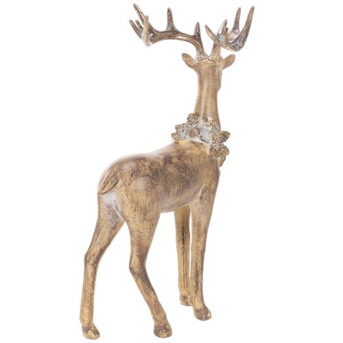Dekofigur Hirsch stehend aus