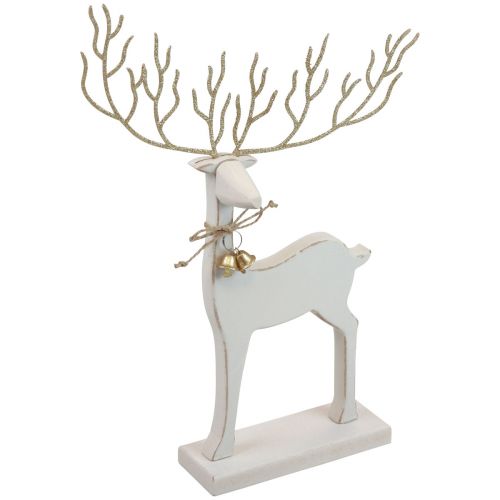 Floristik24 Tischdeko Weihnachten Weihnachtsfigur Rentier Deko H35,5cm