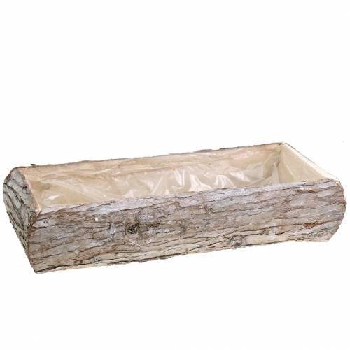 Floristik24 Pflanzkasten Holz Weiß gewaschen 45×19cm H10cm