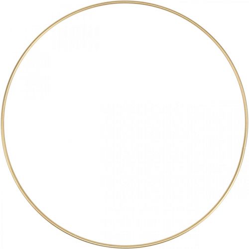 Metallring Dekoring Scandi Ring Deko Loop Golden Ø40cm 4St
