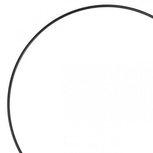 Metallring Dekoring Scandi Ring Deko Loop Schwarz Ø25cm 4St