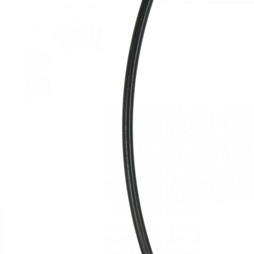 Metallring Dekoring Scandi Ring Deko Loop Schwarz Ø30cm 4St