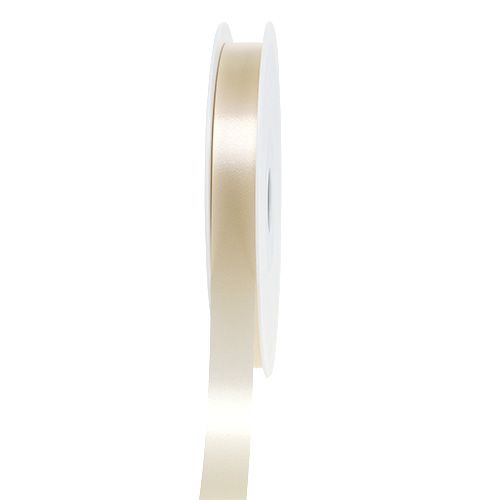 Floristik24 Ringelband Creme 15mm 100m