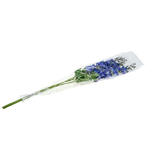 Floristik24 Rittersporn Blau 78cm 3St