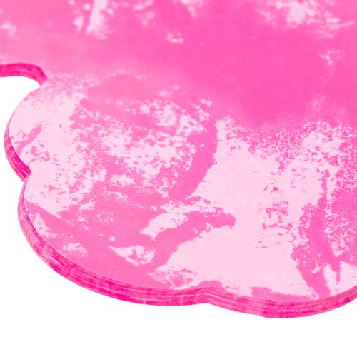 Blumenmanschette rund 38 cm pink Kunststoff für Blumensträuße | Floristik24.at