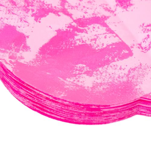 Blumenmanschette aus Kunststoff Pink 48 cm Rund | Floristik24.at