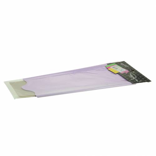 Floristik24 Rondella Manschette Lila Gestreift Ø60cm 50St