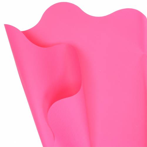 Floristik24 Rondella Manschette Pink Gestreift Ø60cm 50St