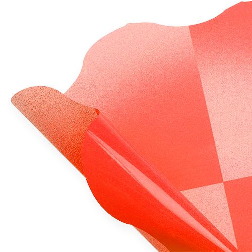 Floristik24 Blumenmanschette Ø40cm Rot 50St