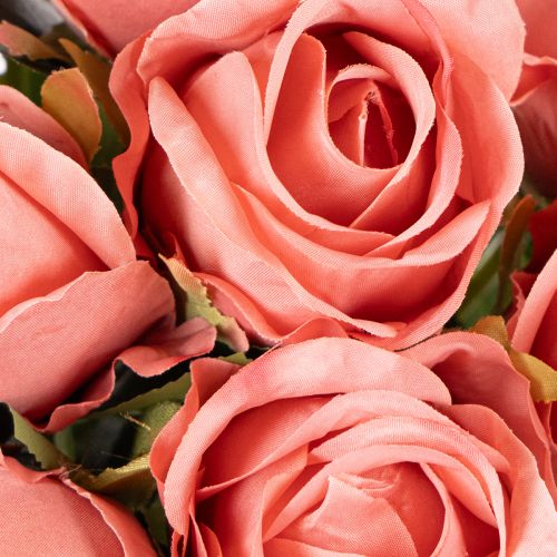 Künstliche Rosen im Bund, langstielig, 62 cm, rosa, 12 Stück | Floristik24.at