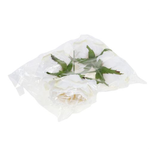 Artikel Rosenblüte Weiß 17cm 4 St