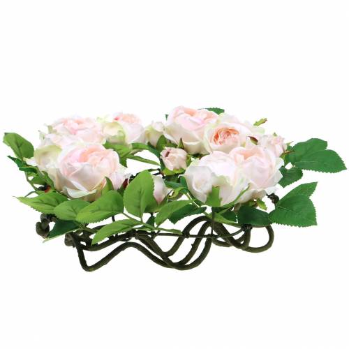 Floristik24 Rosenkranz Rosa Ø35cm