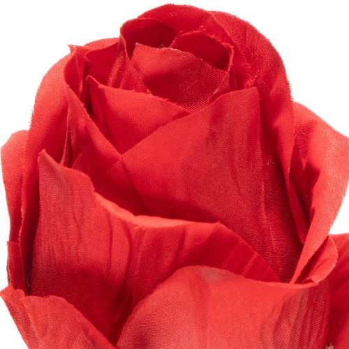 Rosenzweig künstliche Rose Seide Rot 72 cm | Floristik24.at