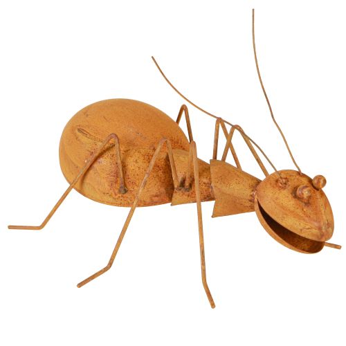 Rostdeko Ameise Metall Deko Edelrost Figur Garten 21,5cm