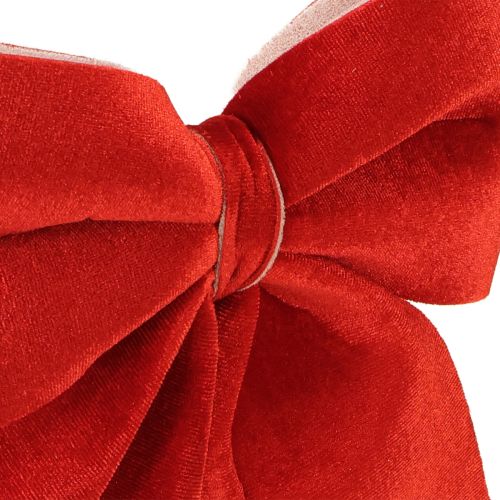 Artikel Rote Samtschleife Geschenkschleife 20×25cm Hellrot 2St