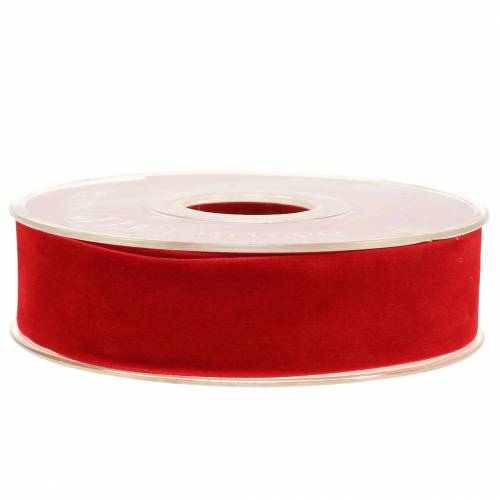 Artikel Samtband Rot 25mm 7m