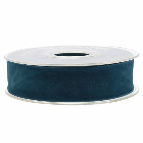 Artikel Samtband Blau 25mm 7m