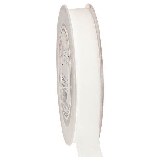 Floristik24 Samtband Geschenkband Dekoband Samt Weiß 20mm 10m