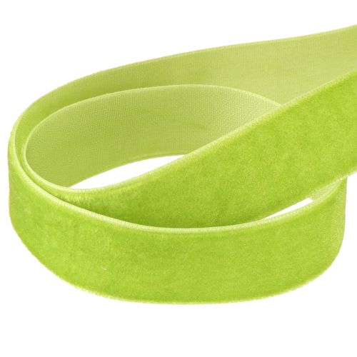 Artikel Samtband Hellgrün Dekoband Samt Band Grün 20mm 10m