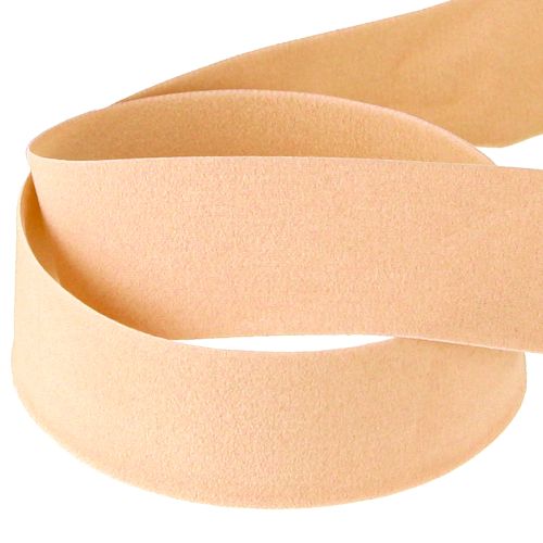 Artikel Samtband Lachs Schleifenband Dekoband Band 25mm 7m