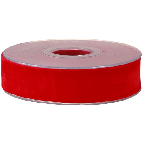 Artikel Samtband Rot Schleifenband Stoffband Band 25mm 7m