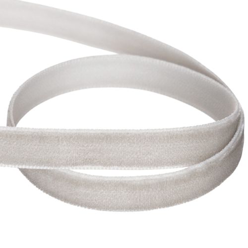 Samtband Grau 10mm 20m für Dekorationen und Bastelarbeiten | Floristik24.at