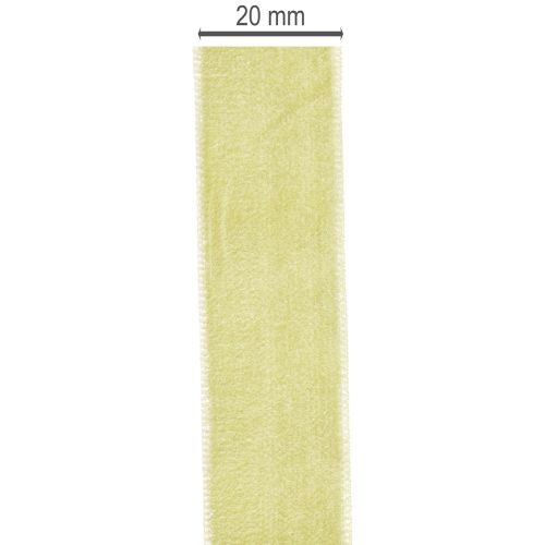 Dekoband Samtband 20mm 10m Salbeigrün für Geschenkverpackungen | Floristik24.at