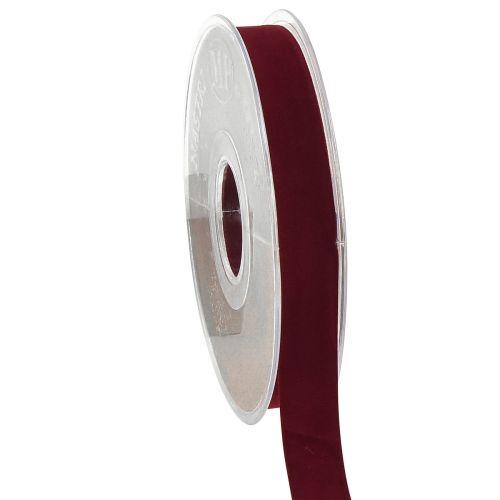 Floristik24 Samtband Bordeaux Dekoband Geschenkband Band B15mm L7m