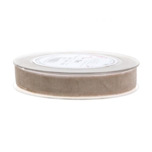 Artikel Samtband Grau 20mm 10m