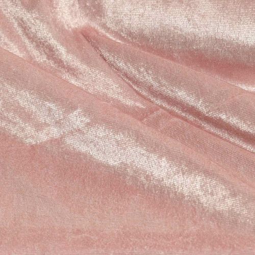 Floristik24 Dekostoff Velvet Altrosa Samtstoff Tischdeko 140×300cm