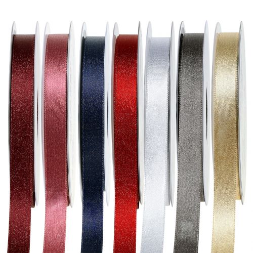 Satinband mit Glimmer 10mm 20m