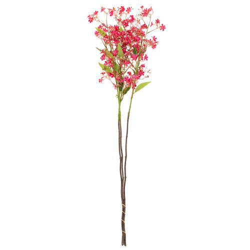 Künstlicher Blütenzweig Oncidium Orchidee 112cm Pink 3er Set | Floristik24.at