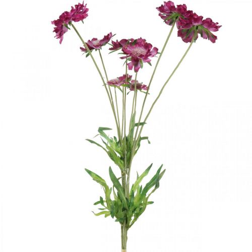 Artikel Skabiose Kunstblume Pink Sommerblume H64cm Bund à 3St