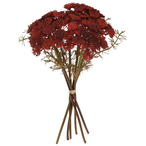 Schafgarbe Kunstblumen Rot Achillea künstlich H30cm 6 St