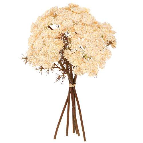 Schafgarbe künstlich Creme Achillea Kunstblumen 30cm 6 St