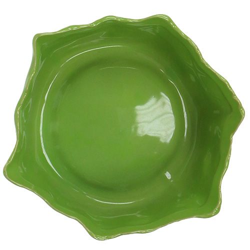 Schale Keramik Grün Ø17cm H7cm | Floristik24.at