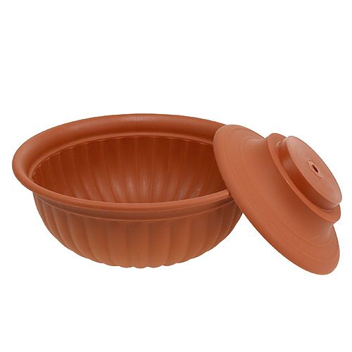 Artikel Schale mit Fuß Terrakotta Ø30cm