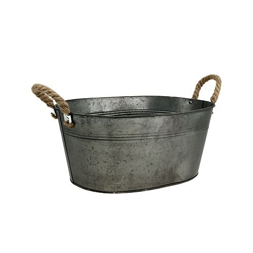 Floristik24 Schale Antik oval  28 x 17cm H12cm 2St