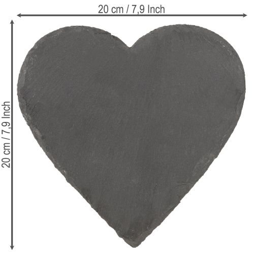 Artikel Schieferherz Deko Herz Schiefer Schieferplatte 20cm 5St