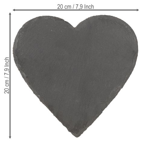 Artikel Schieferplatte Deko Herz Schiefer Schieferherz 20cm 1 St