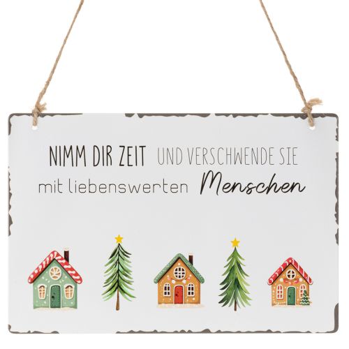 Metallschilder 2er-Set zum